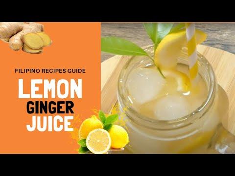 How to Make Healthy Lemon Ginger Juice | Immune System Booster Juice under ₱50 pesos Filipino recipe