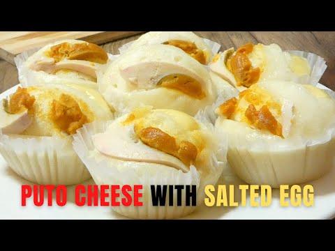 How to Make Puto Cheese with Salted Eggs | Best Christmas & New Year Recipe | Noche Buena Recipe under ₱160 pesos Filipino recipe